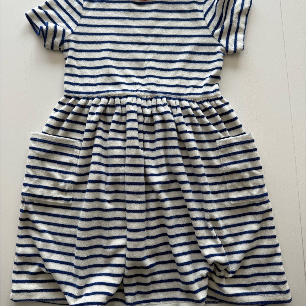 Mini Boden Black and White Raglan Sundress